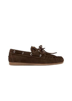 Rowan suede brown leather loafers Suede Brown ALOHAS 